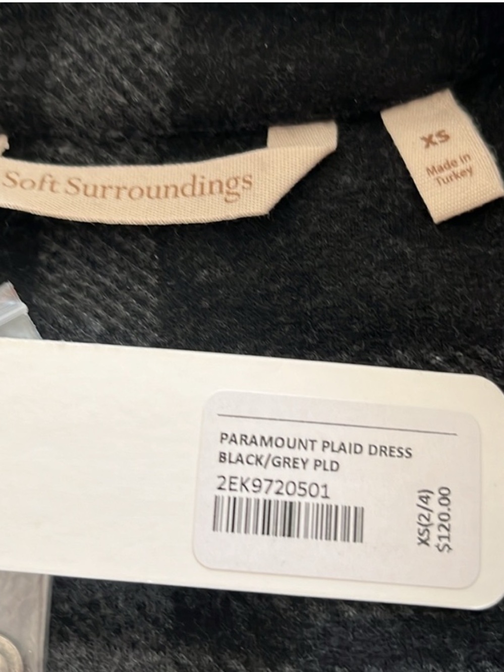 Soft Surroundings Paramount Plaid Dress - Picture 8 of 9